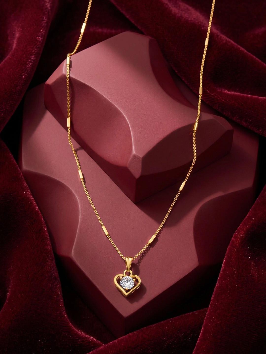 Sangria Brass Gold-Plated Necklace