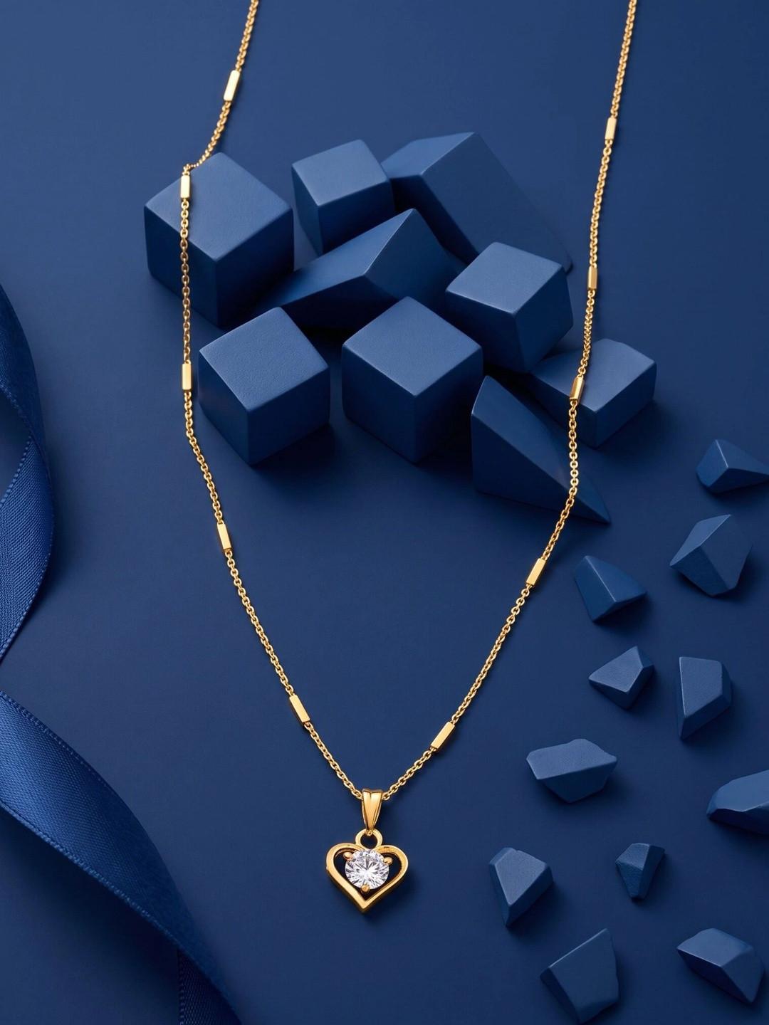 Sangria Brass Gold-Plated Necklace