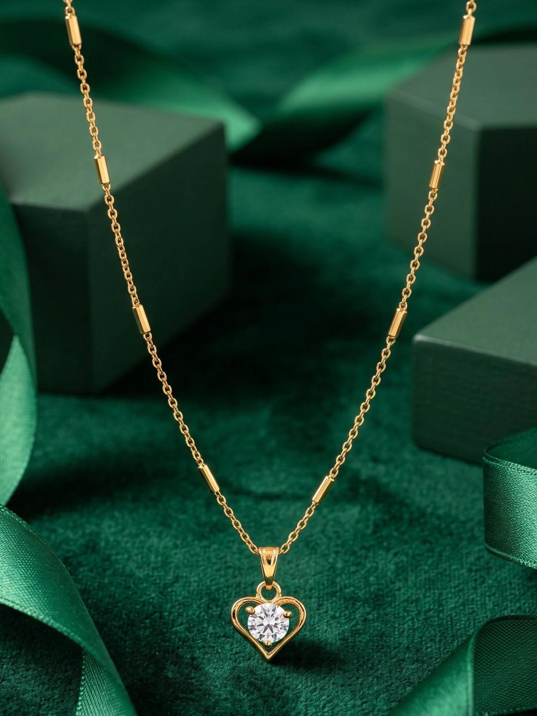 Sangria Brass Gold-Plated Necklace