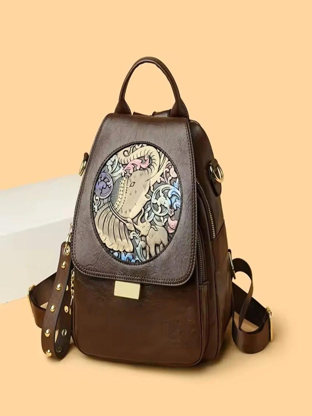 Batcat Women Applique Backpack