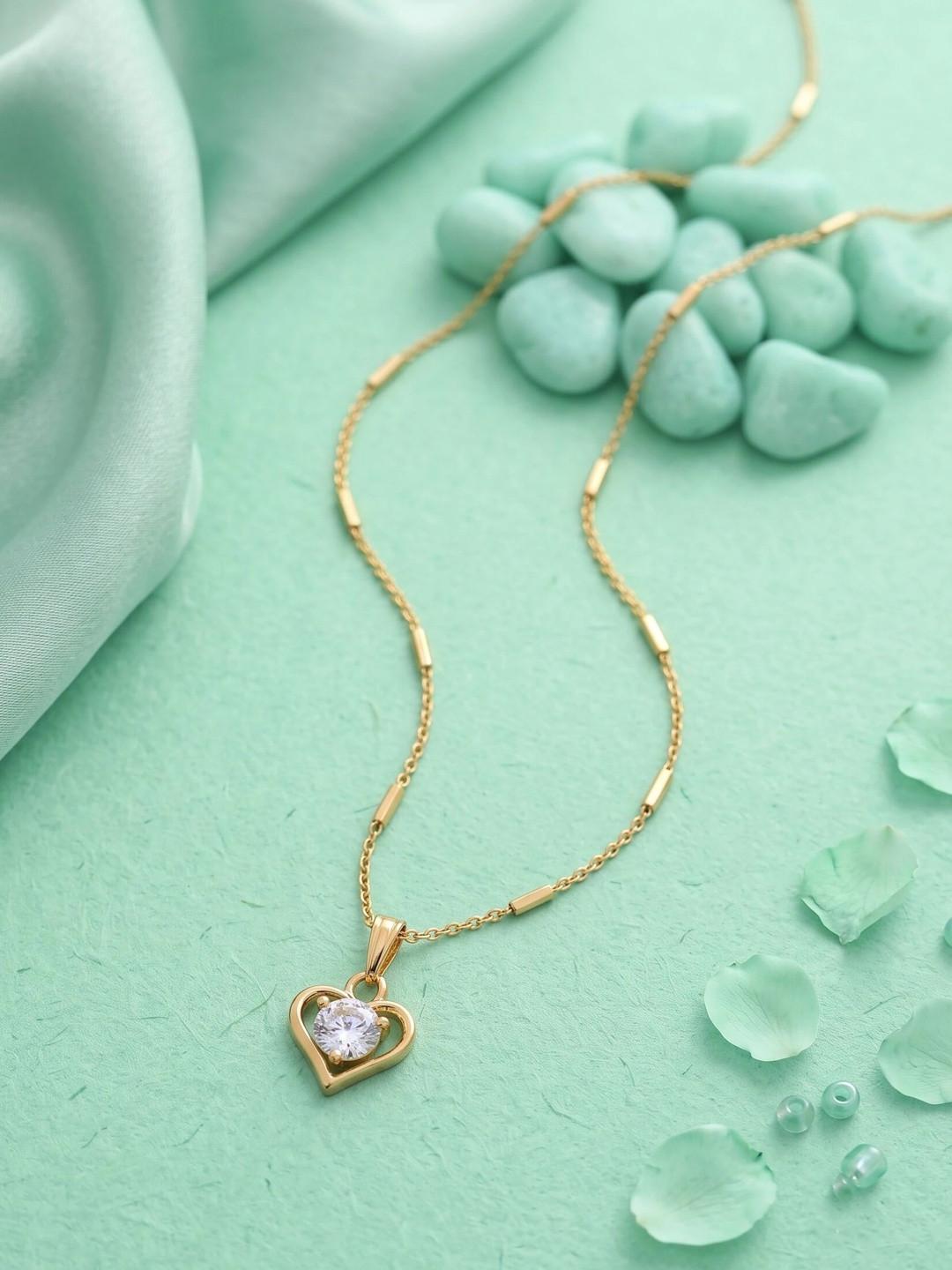 Sangria Brass Gold-Plated Necklace