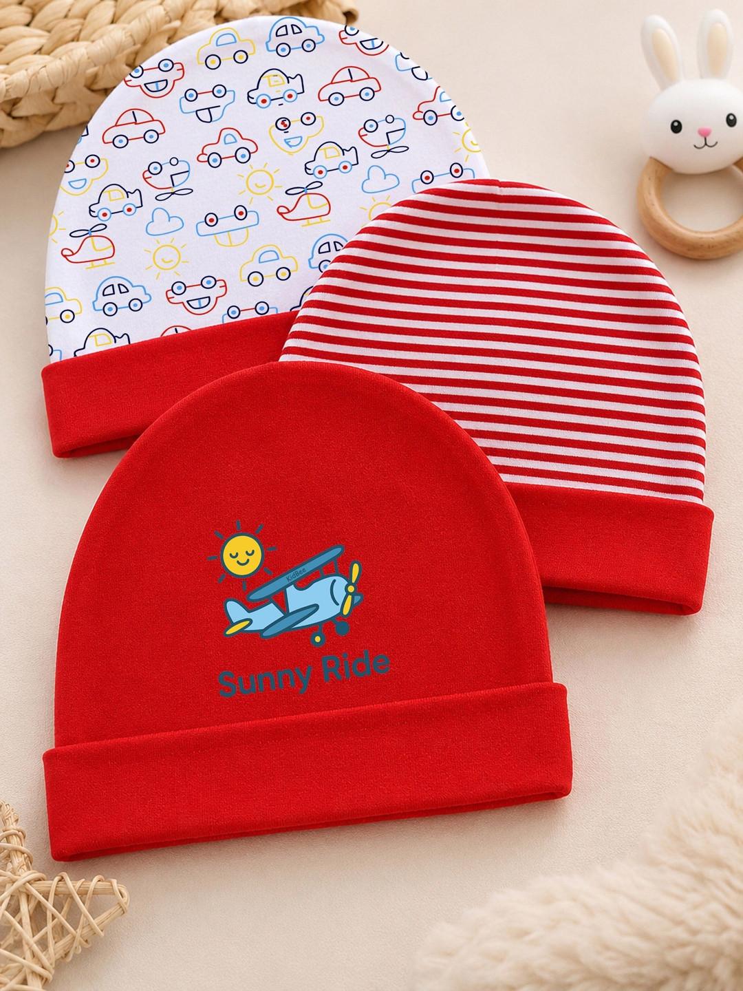 KidBee Unisex Kids Printed Beanie