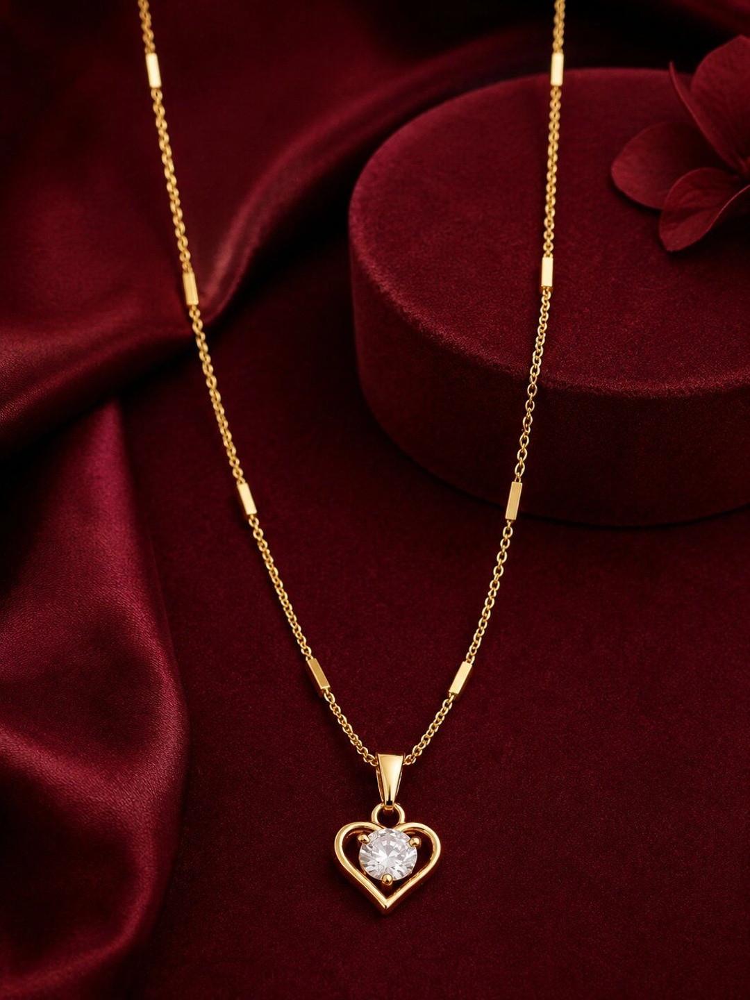Sangria Brass Gold-Plated Necklace