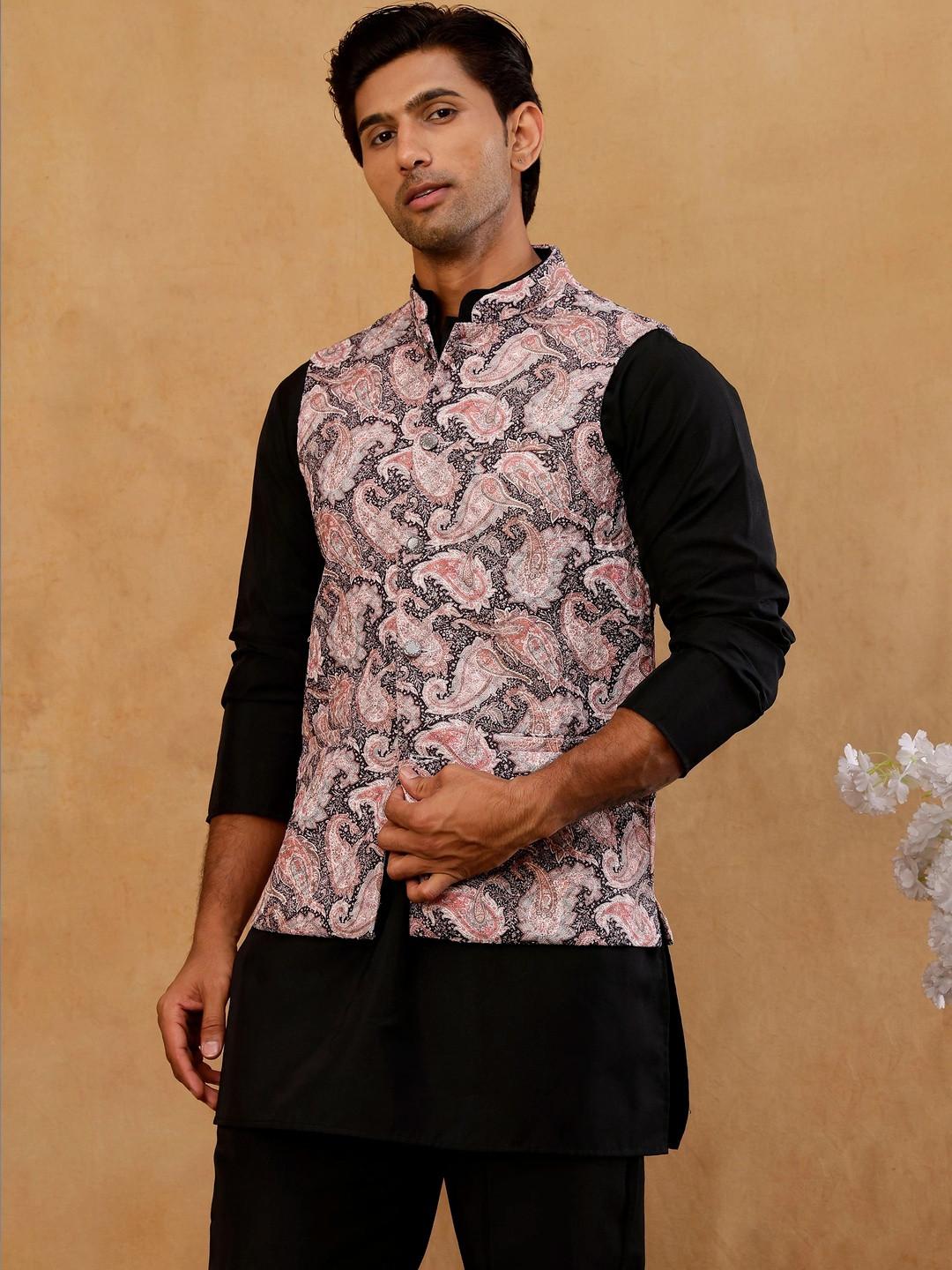 Jompers Embroidered Nehru Jacket