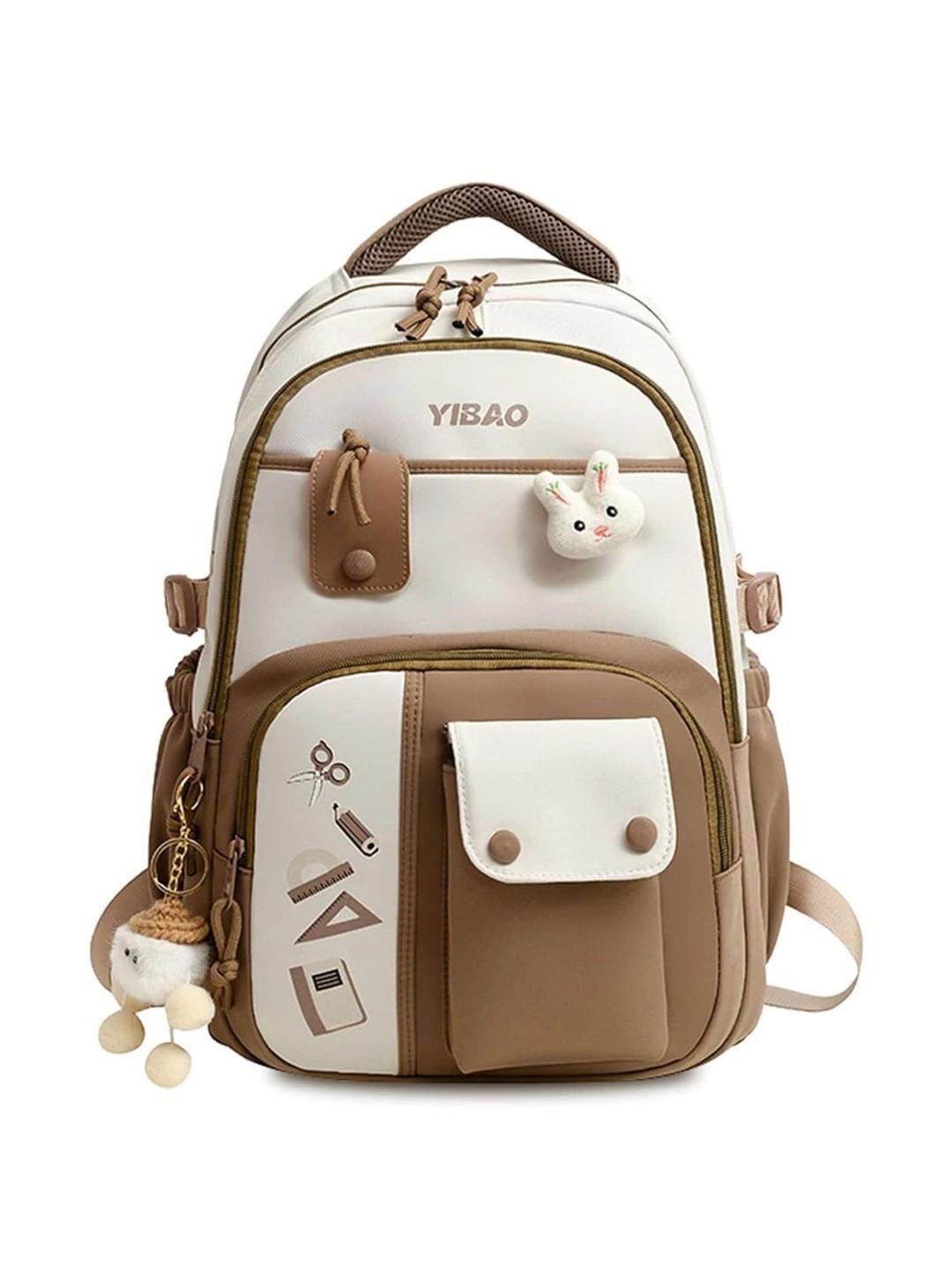Aximoz Unisex Colourblocked PU Laptop Bag