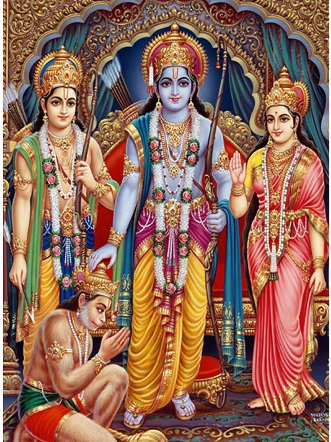 PnF Multicoloured Wood Religious Wall Paintings