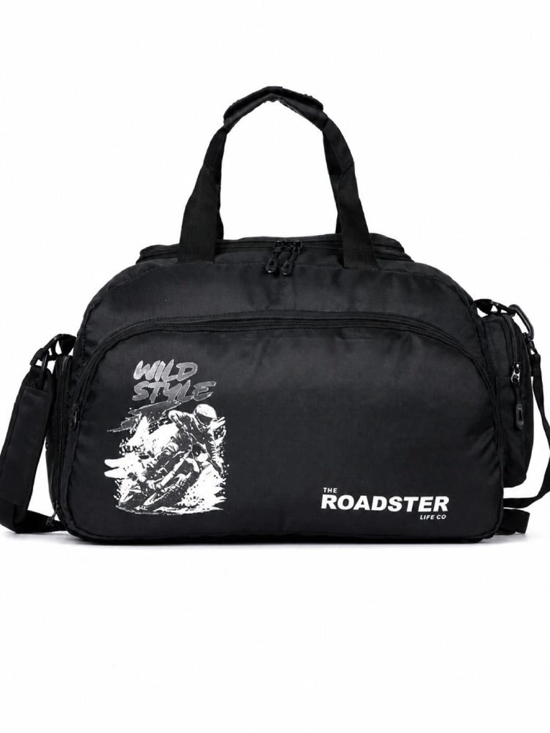 Roadster Printed Medium Sports or Gym Duffel Bag