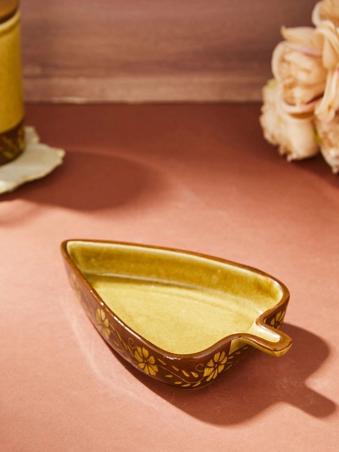 Fabindia Beige 2026 Ceramic 1 Pieces Smooth Surface Food Platter