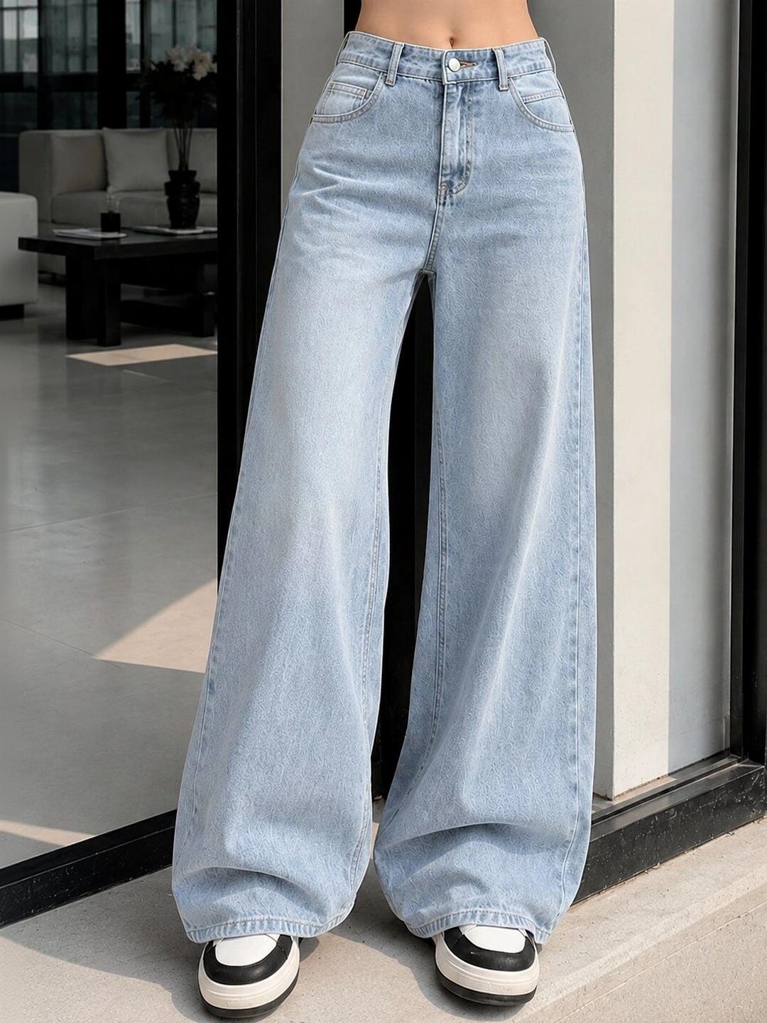 Roadster Women Comfort Wide Leg High-Rise Stretchable Jeans