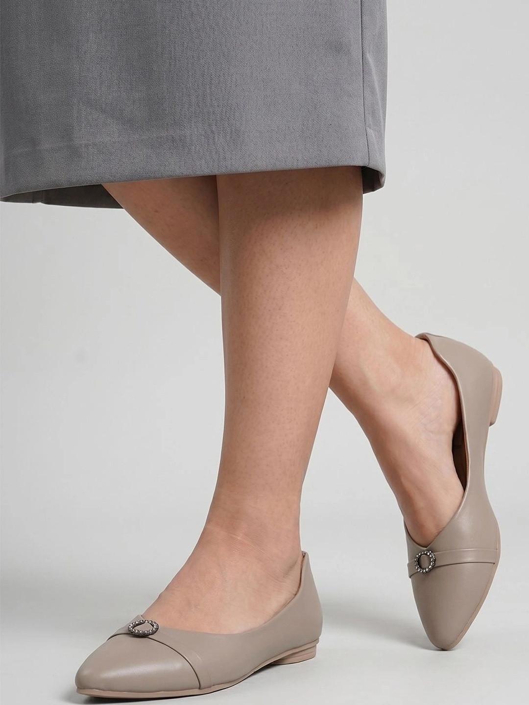 CORSICA Pointed Toe Slip-On Ballerinas