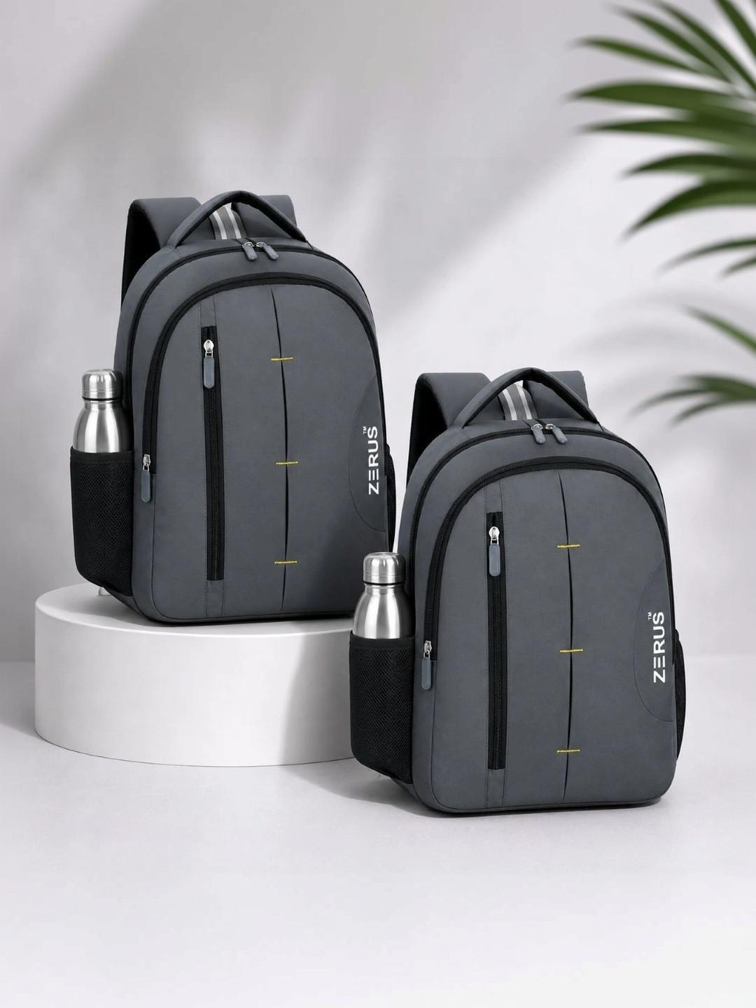 ZERUS Unisex Kids Brand Logo Backpack