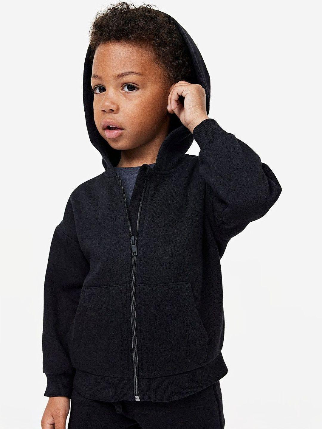 Provogue Boys Hooded Front-Open Sweatshirt