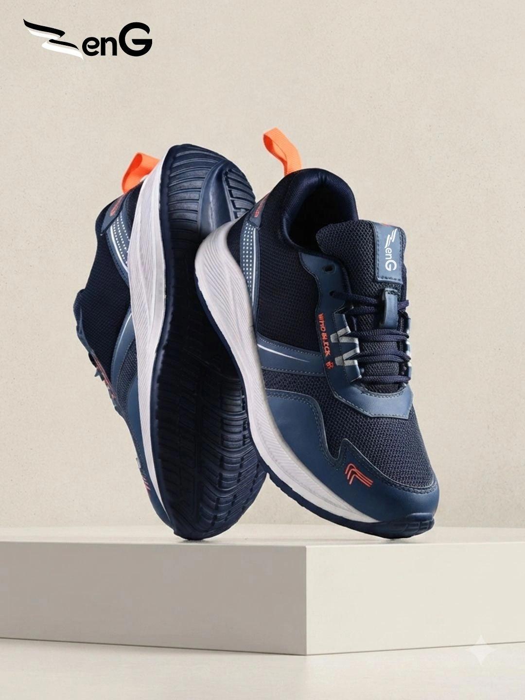 ZENG Men Mesh Running Non-Marking Shoes