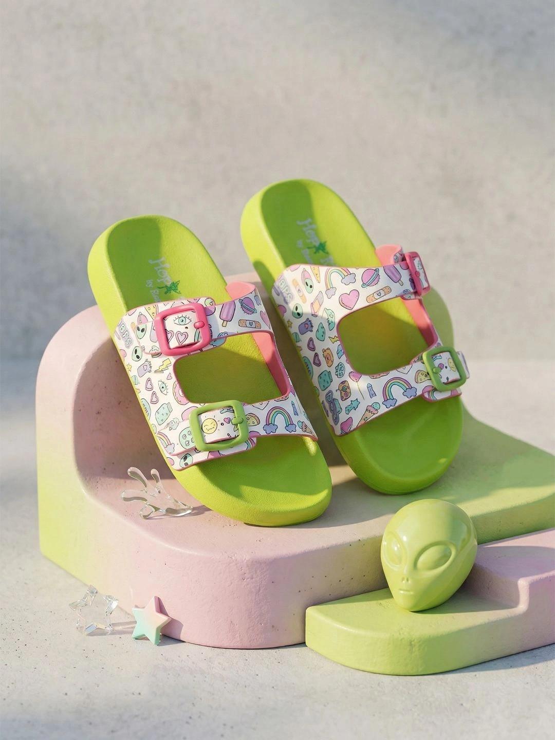 Hopits Girls PU Comfort Sandals