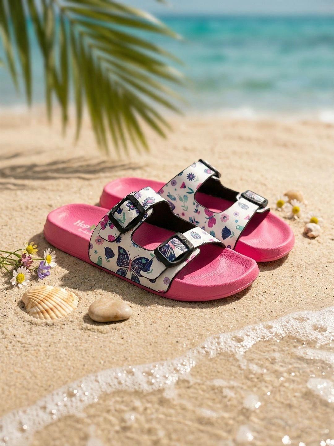 Hopits Girls PU Comfort Sandals