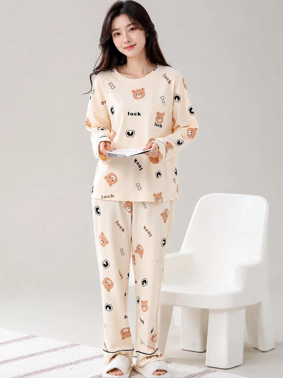 DressBerry Printed Maxi Nightdress