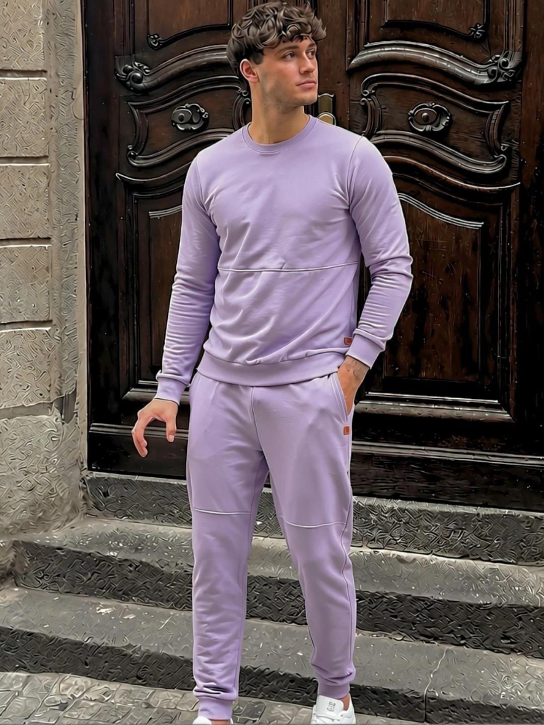 Rigo Terry Cotton Round Neck Tracksuits