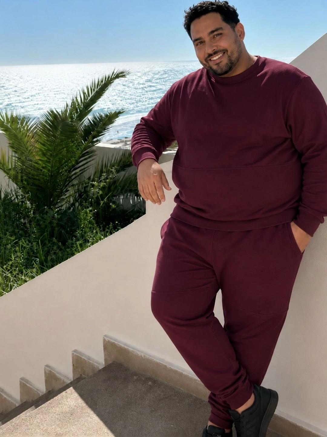 Rigo Terry Cotton Round Neck Tracksuits