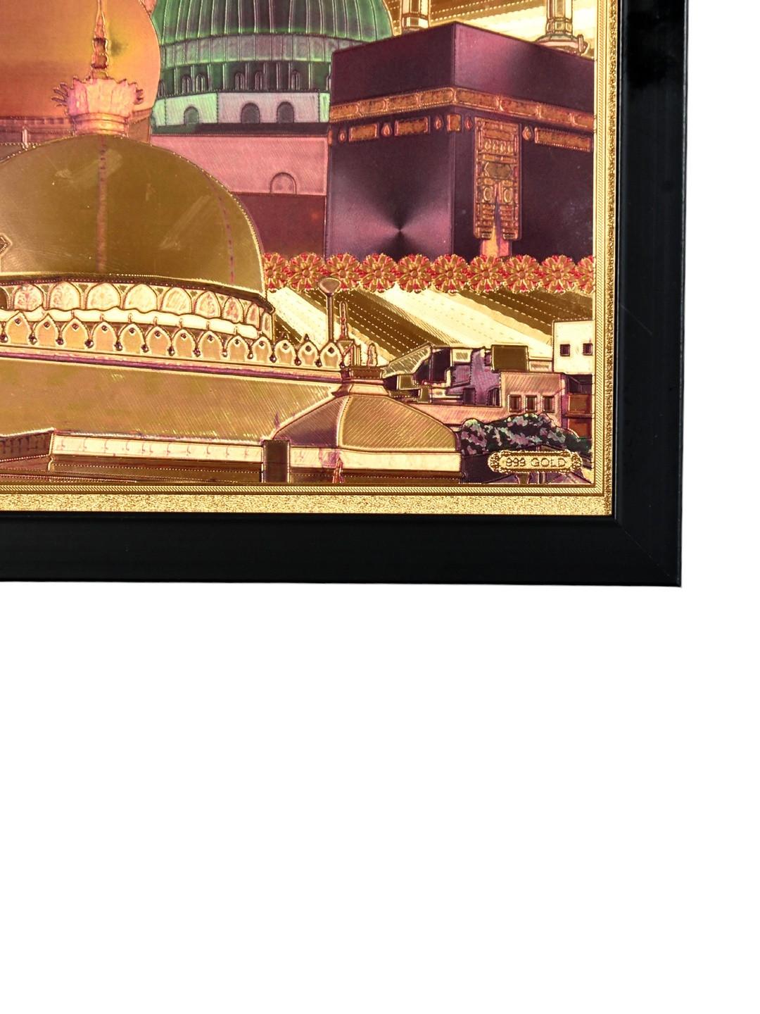 KhwajaDarbar Wood Ethnic Motifs Lightweight Spiritual Wall Decor