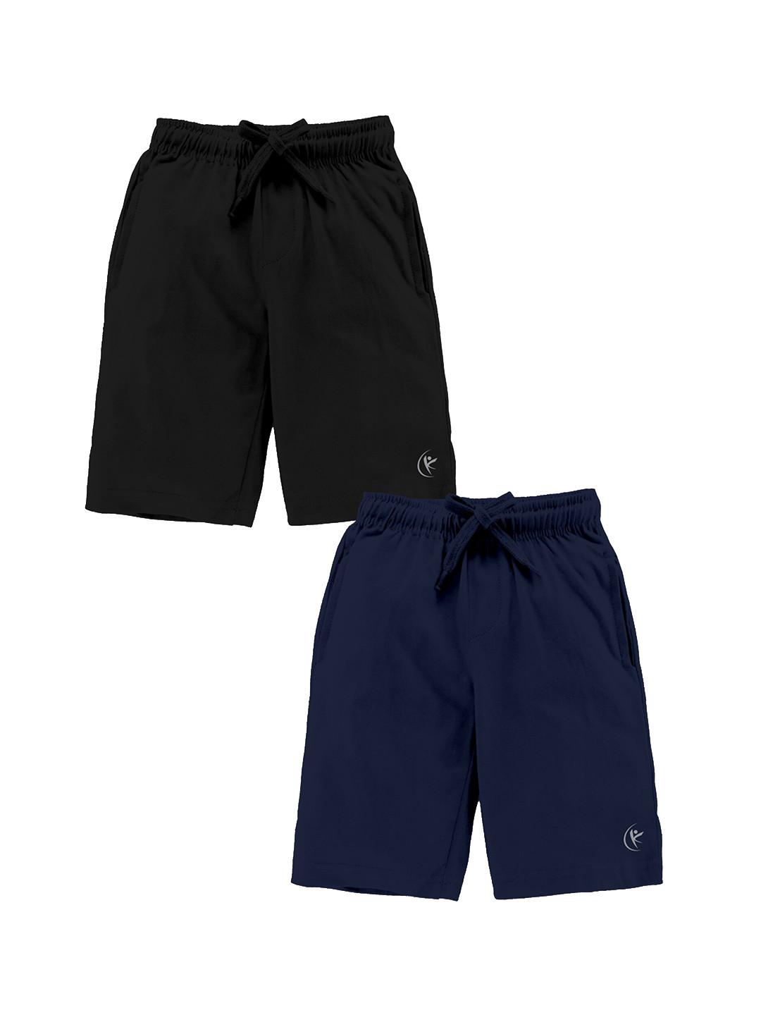 KiddoPanti Boys Pack Of 2 Cotton Shorts
