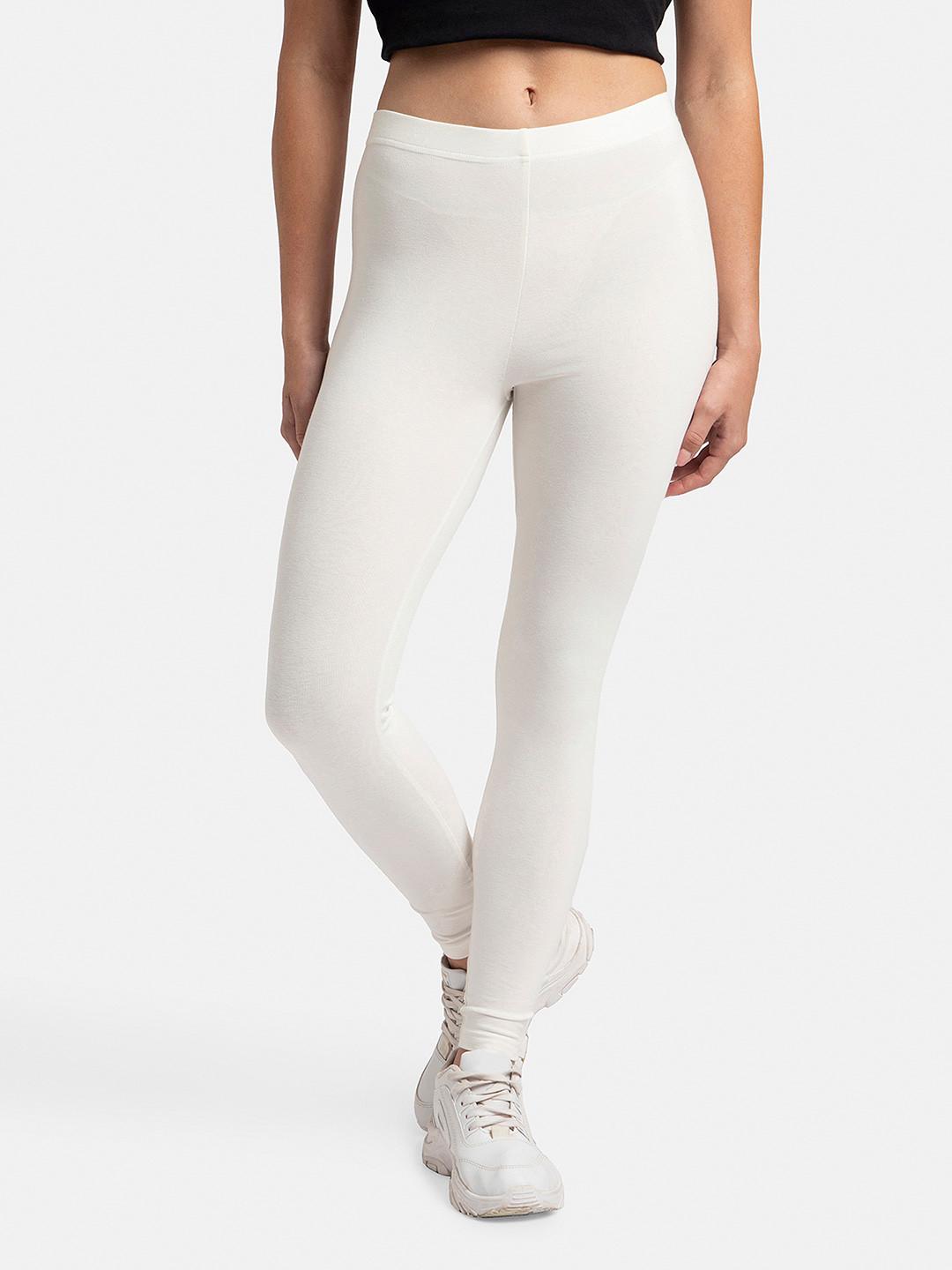 Jockey Super Combed Cotton Stretch Leggingssoft Waistband-AW87