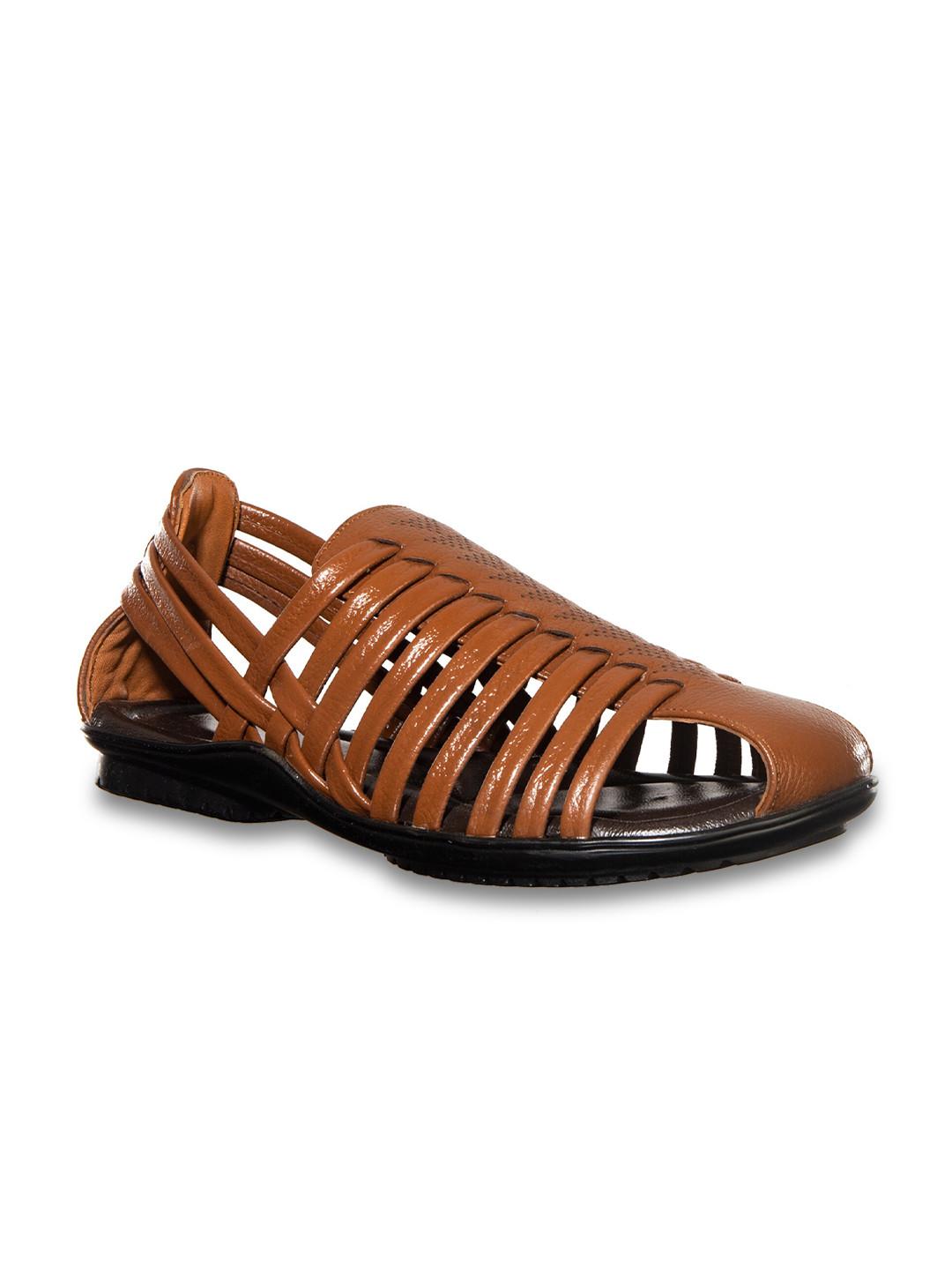 Khadims Men Leather Fisherman Sandals