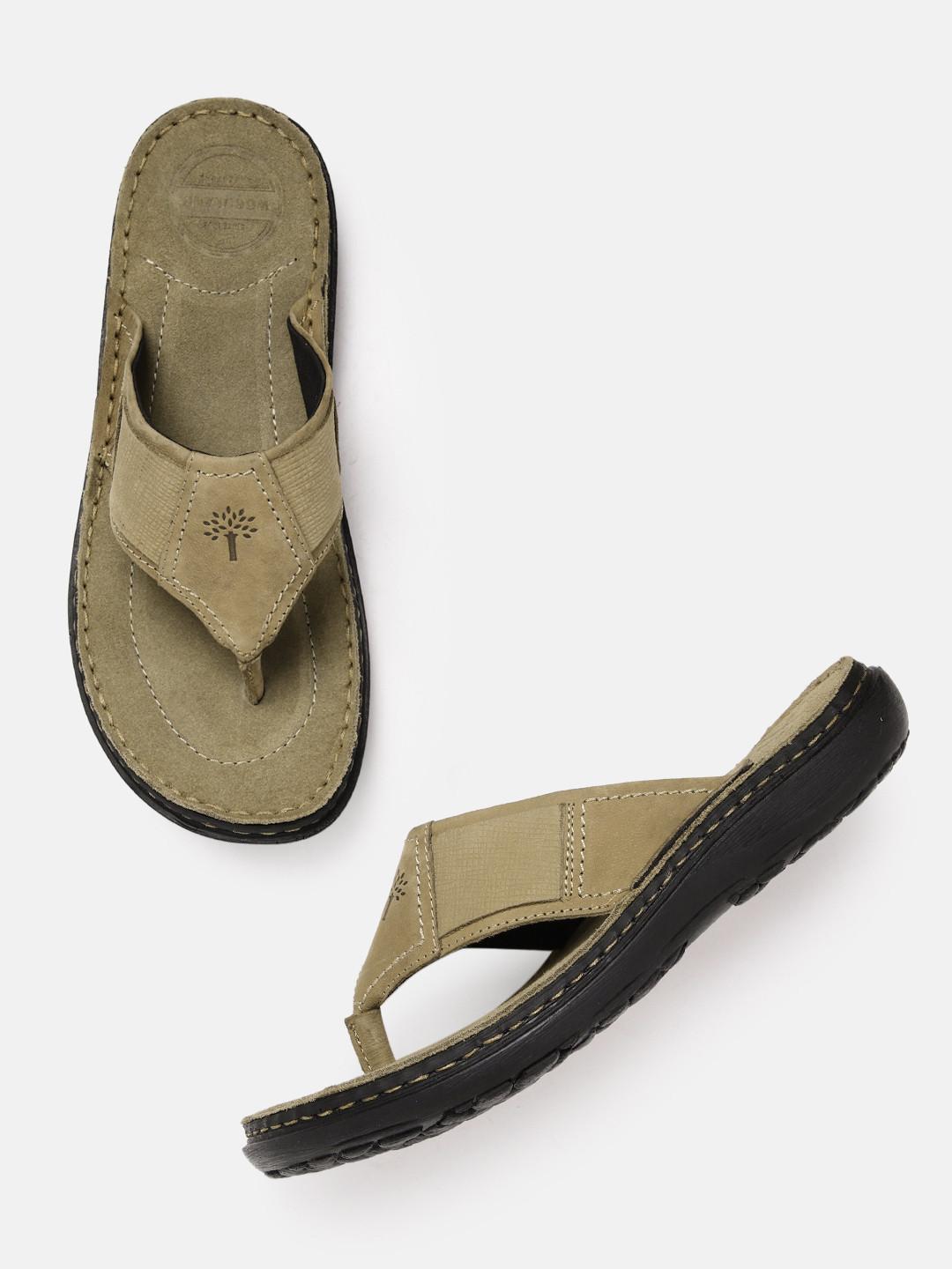 Woodland Men Nubuck Leather Comfort Sandals
