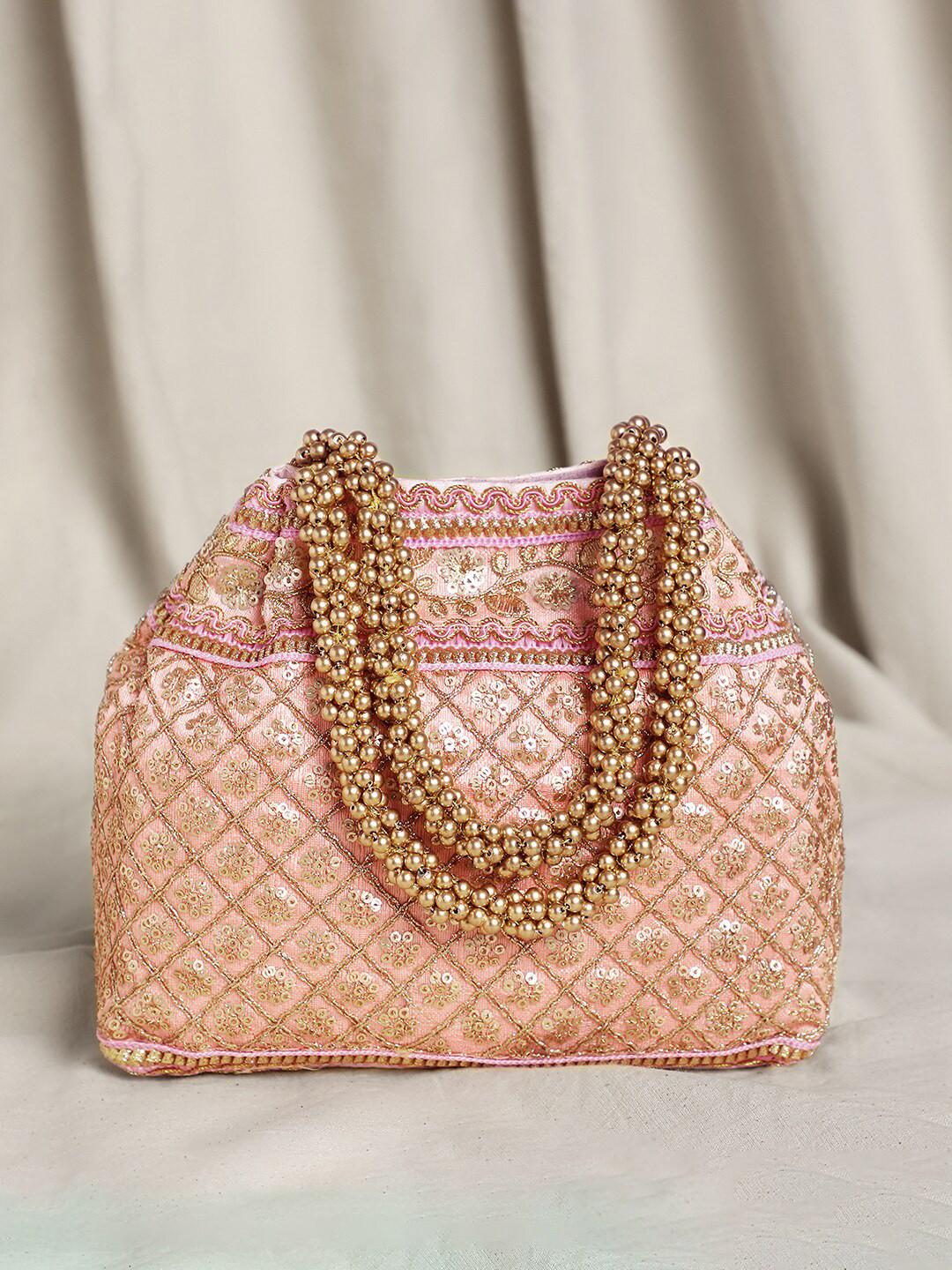 Peora Embellished Potli Clutch