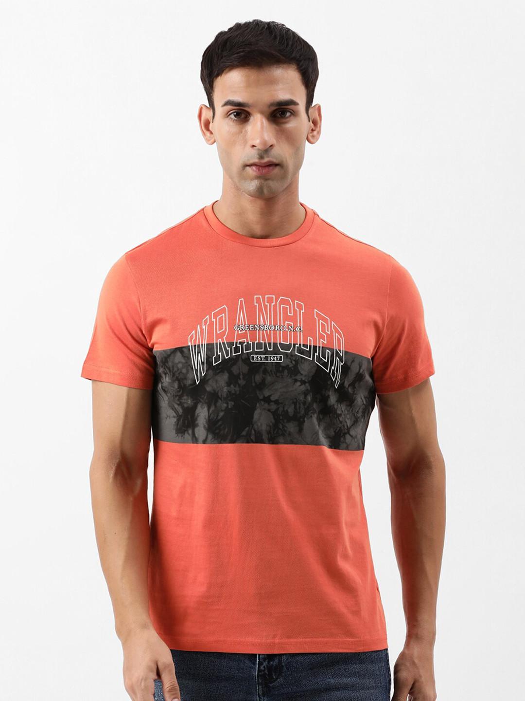 Wrangler Typography Printed Cotton T-shirt