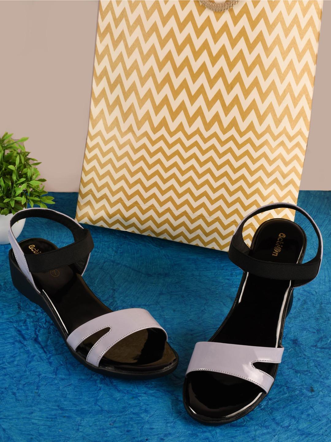 Action Open Toe Wedge Heels