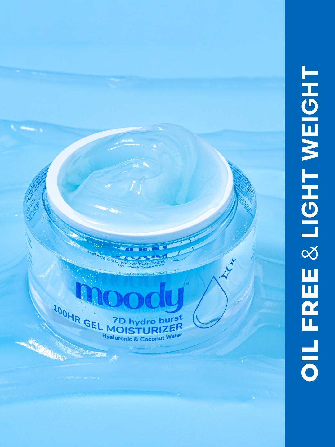 MOODY 7D Hydro Burst 100HR Gel Moisturizer with Hyaluronic & Coconut Water