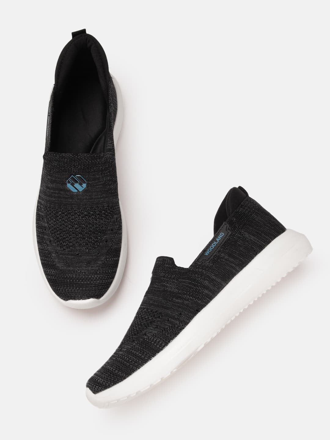 Woodland Woodsport Men Woven Design Slip-On Running Shoes
