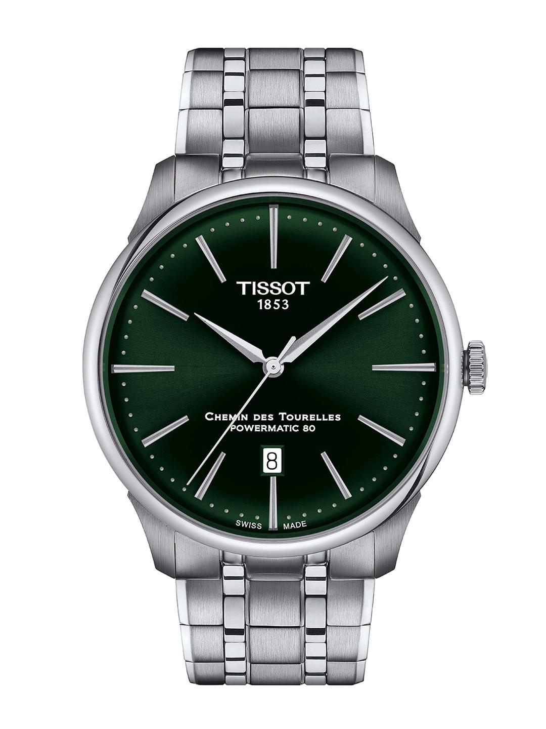 TISSOT Men Dial & Stainless Steel Bracelet Style Straps Analogue Automatic Motion Powered Watch