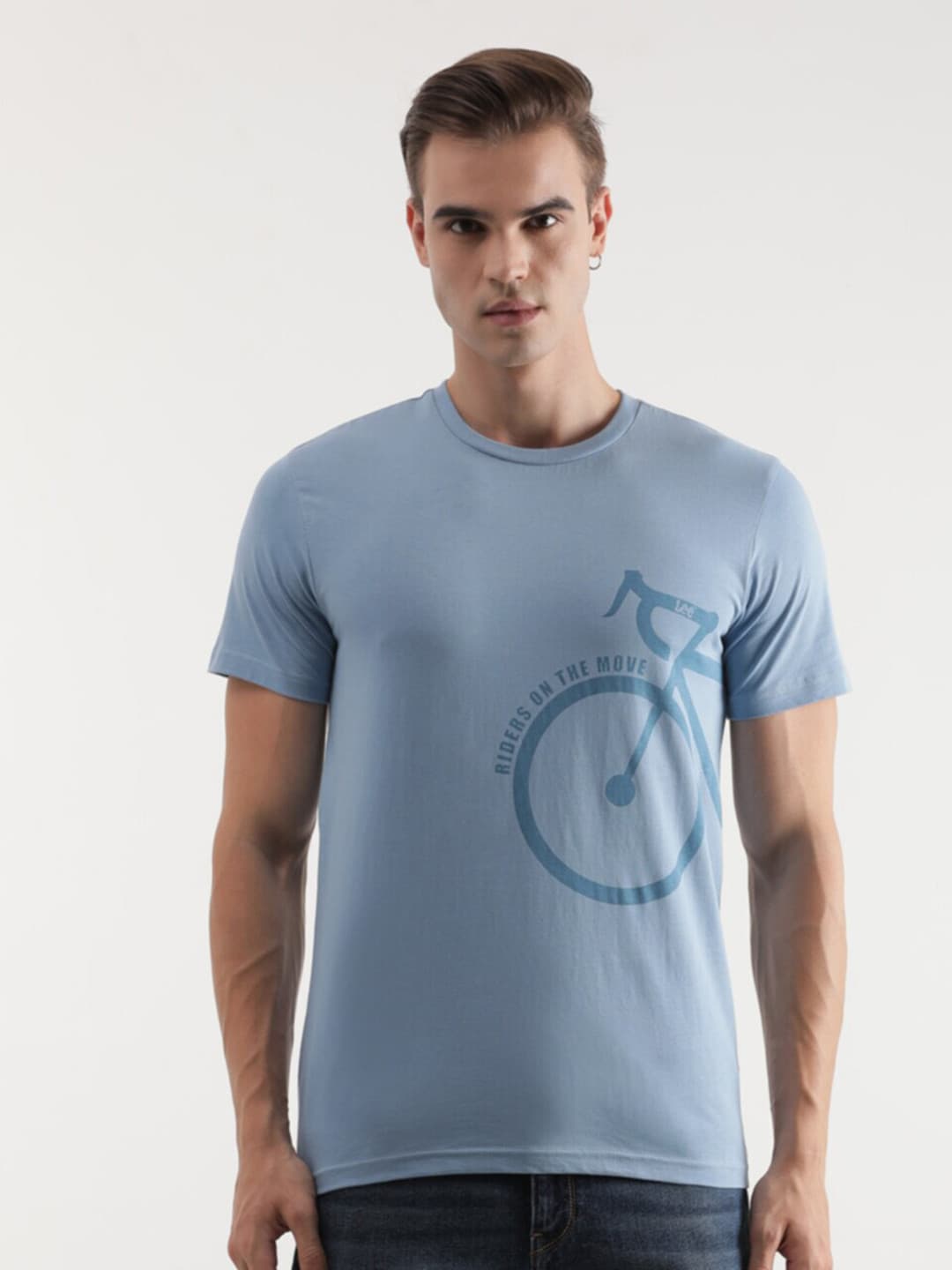 Lee Graphic Printed Slim Fit Cotton T-shirt