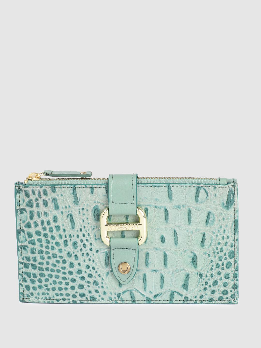 Hidesign Women Textured Leather Two Fold Wallet