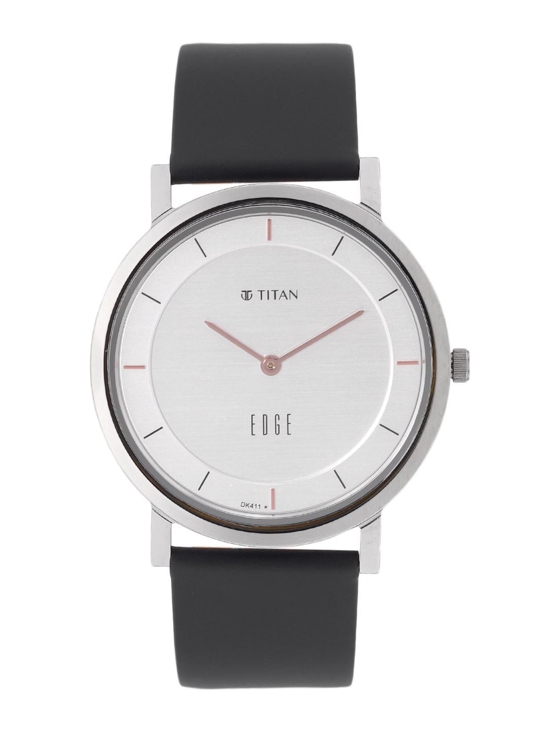 Titan Men Leather Straps Analogue Watch NR1595SL06