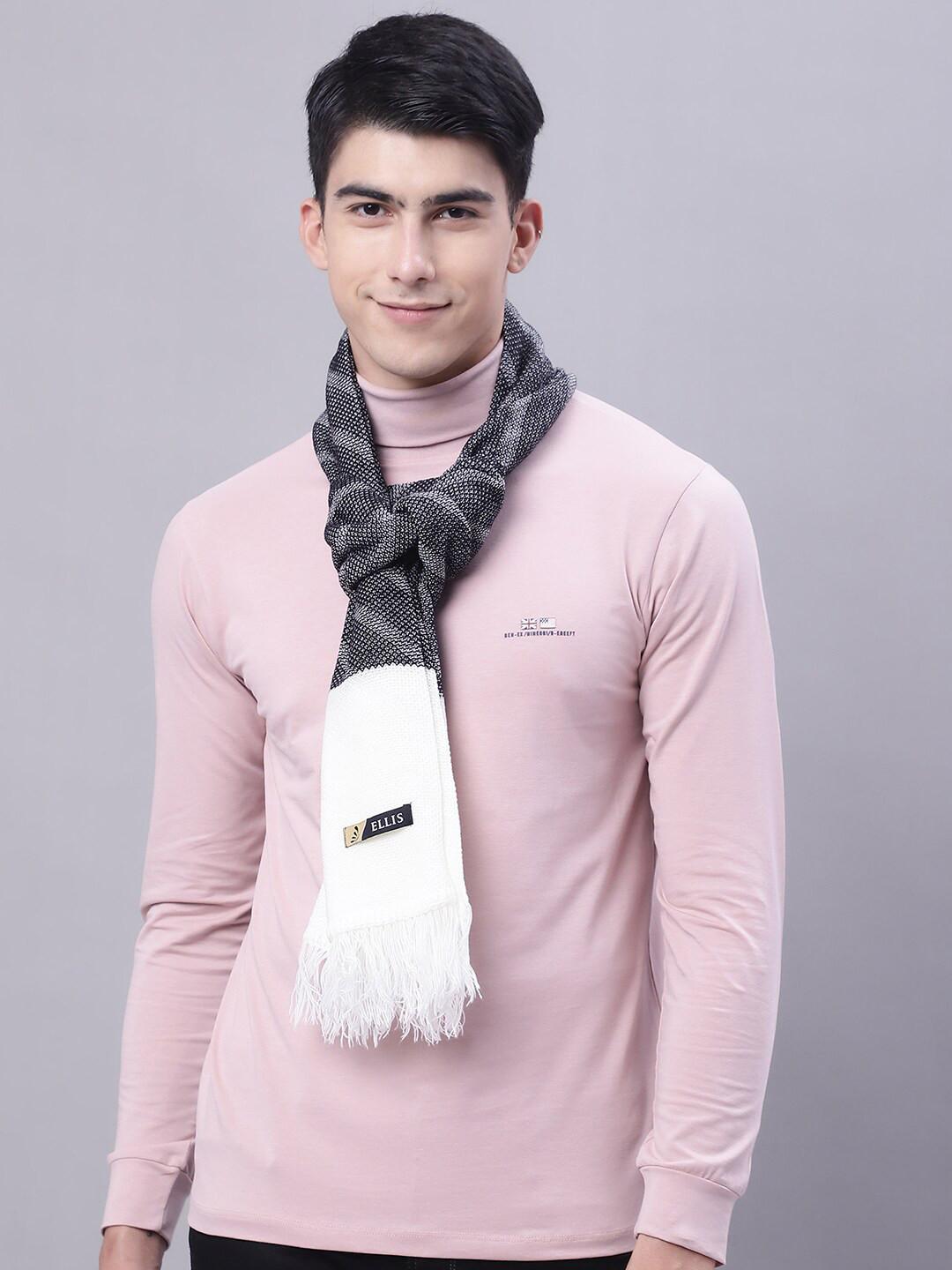 ELLIS Woven Design Acrylic Muffler
