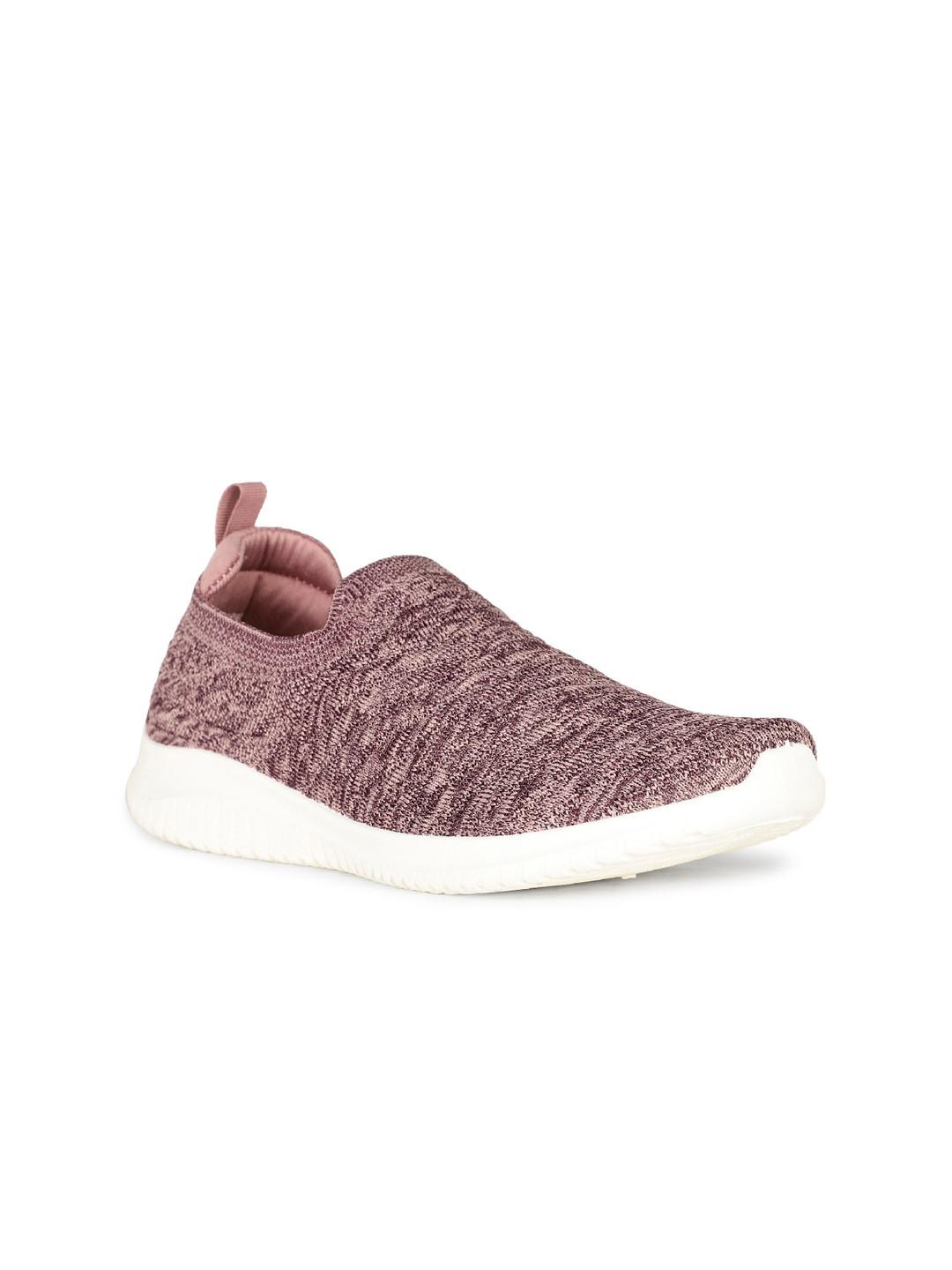 Bata Women Textile Comfort Insole Sketch Contrast Sole Slip-On Sneakers
