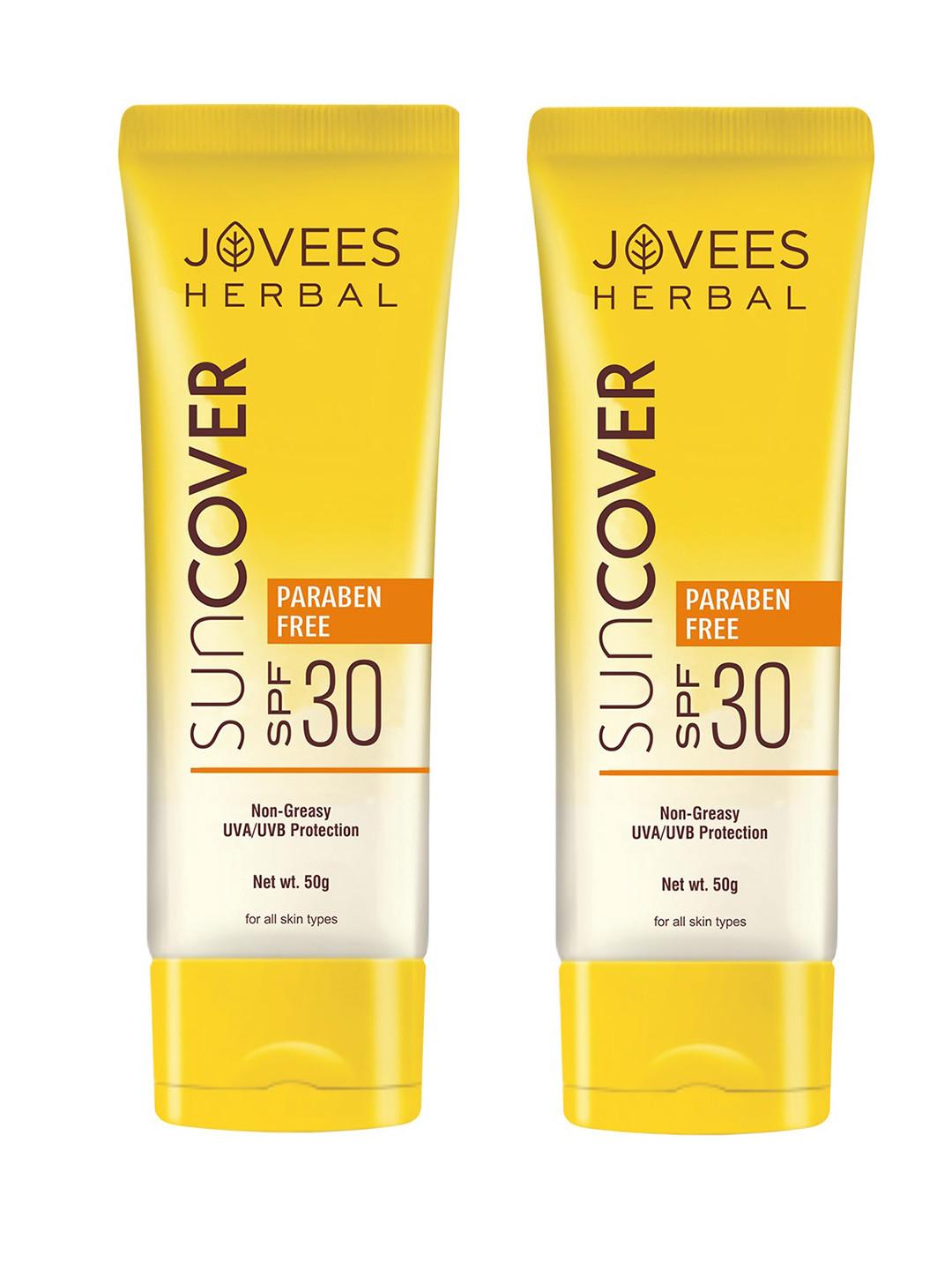 Jovees Set Of 2 Natural Suncover SPF 30 - 50 gm Each