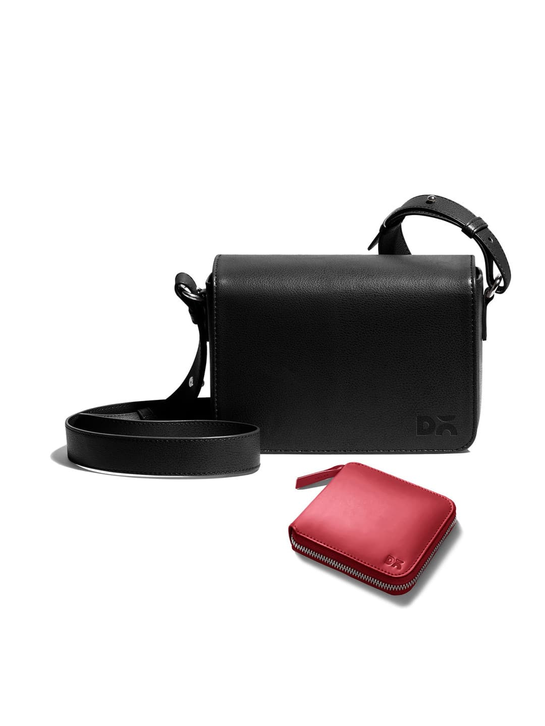 DailyObjects Leather Structured Sling Bag with Zip Handbag