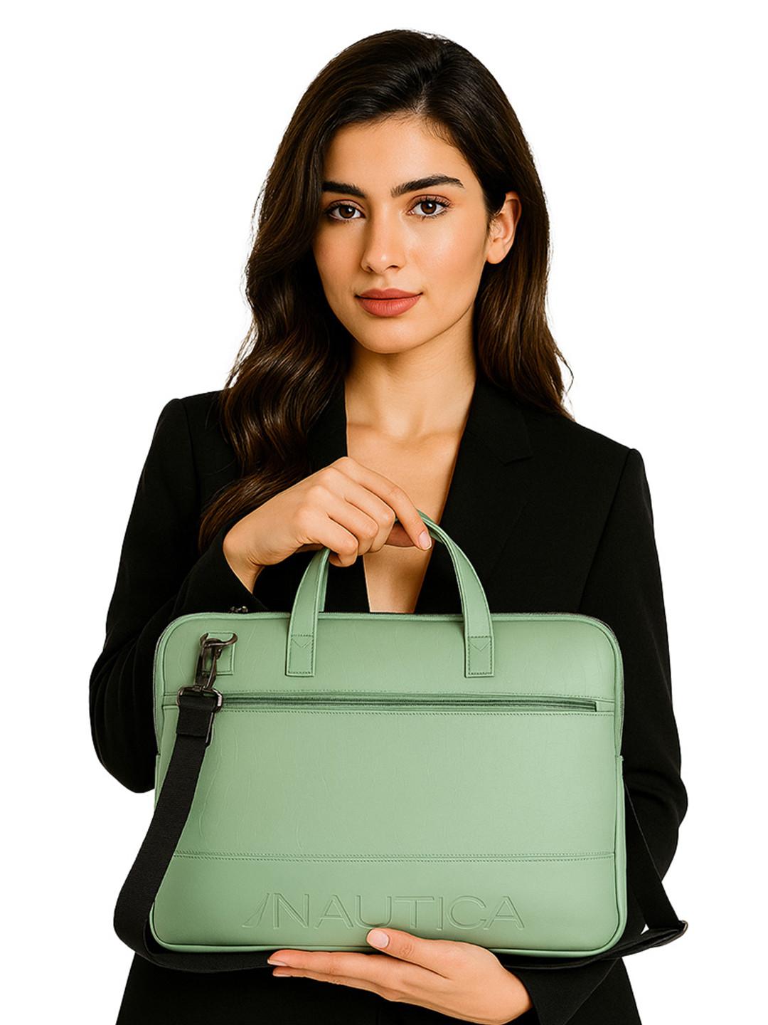 Nautica Unisex Textured Laptop Bag