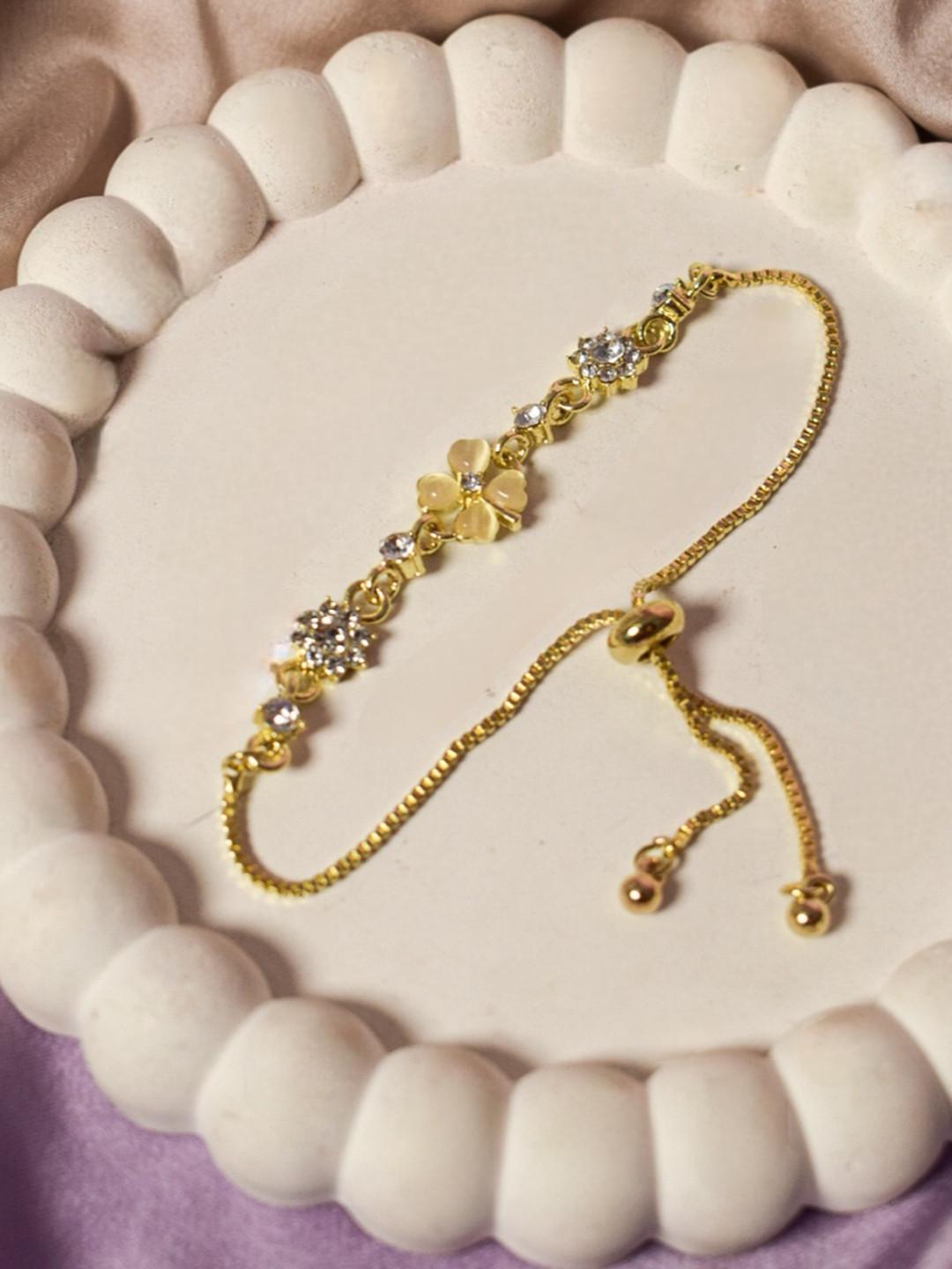 SALTY Artificial Stones Cuff Bracelet
