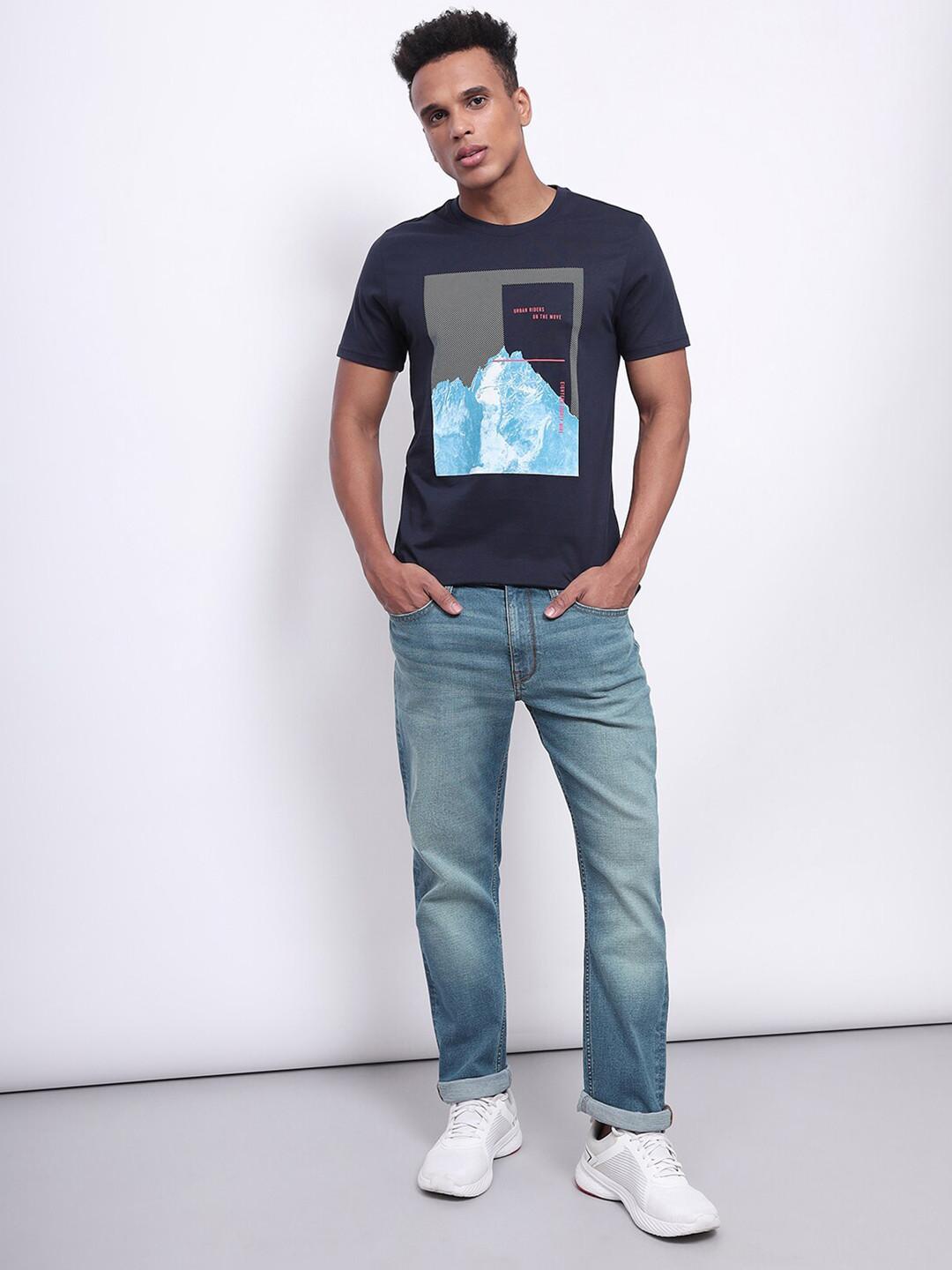 Lee Graphic Printed Slim Fit Cotton T-shirt