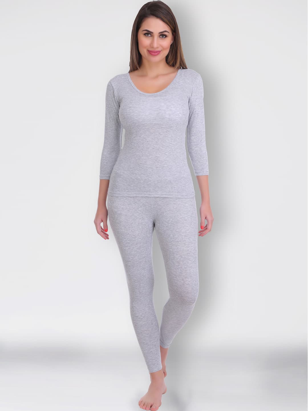 SELFCARE Round Neck Thermal Set