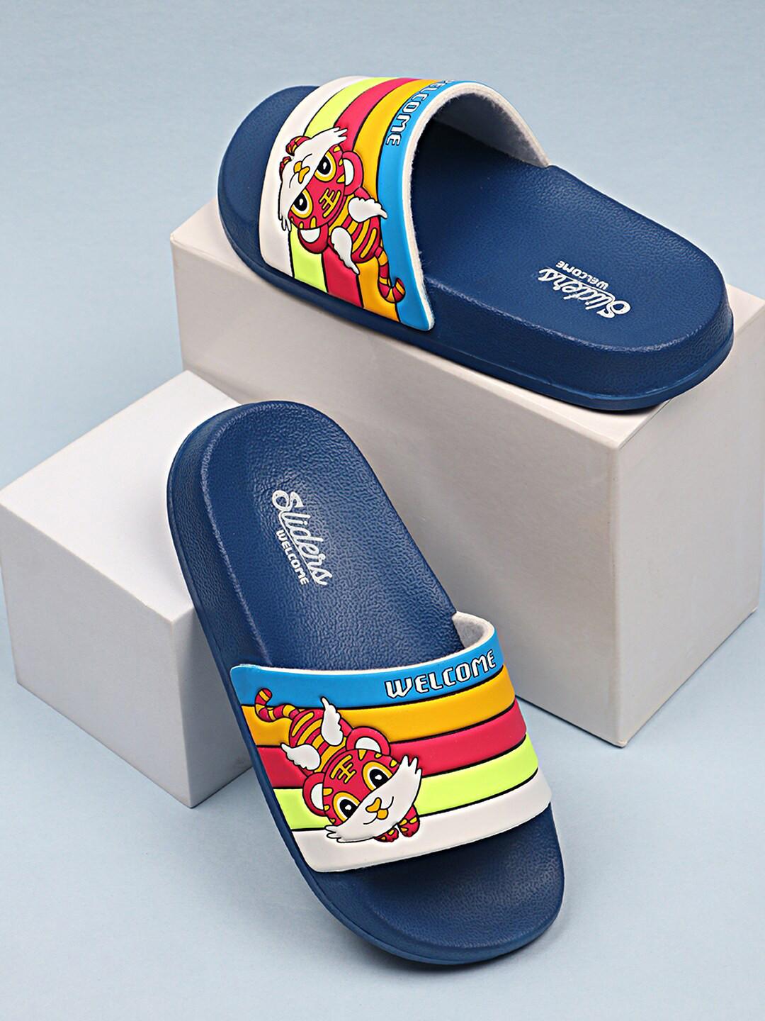 WELCOME Kids Lightweight & Comfortable Arch Support Durable Anti-Skid Sliders