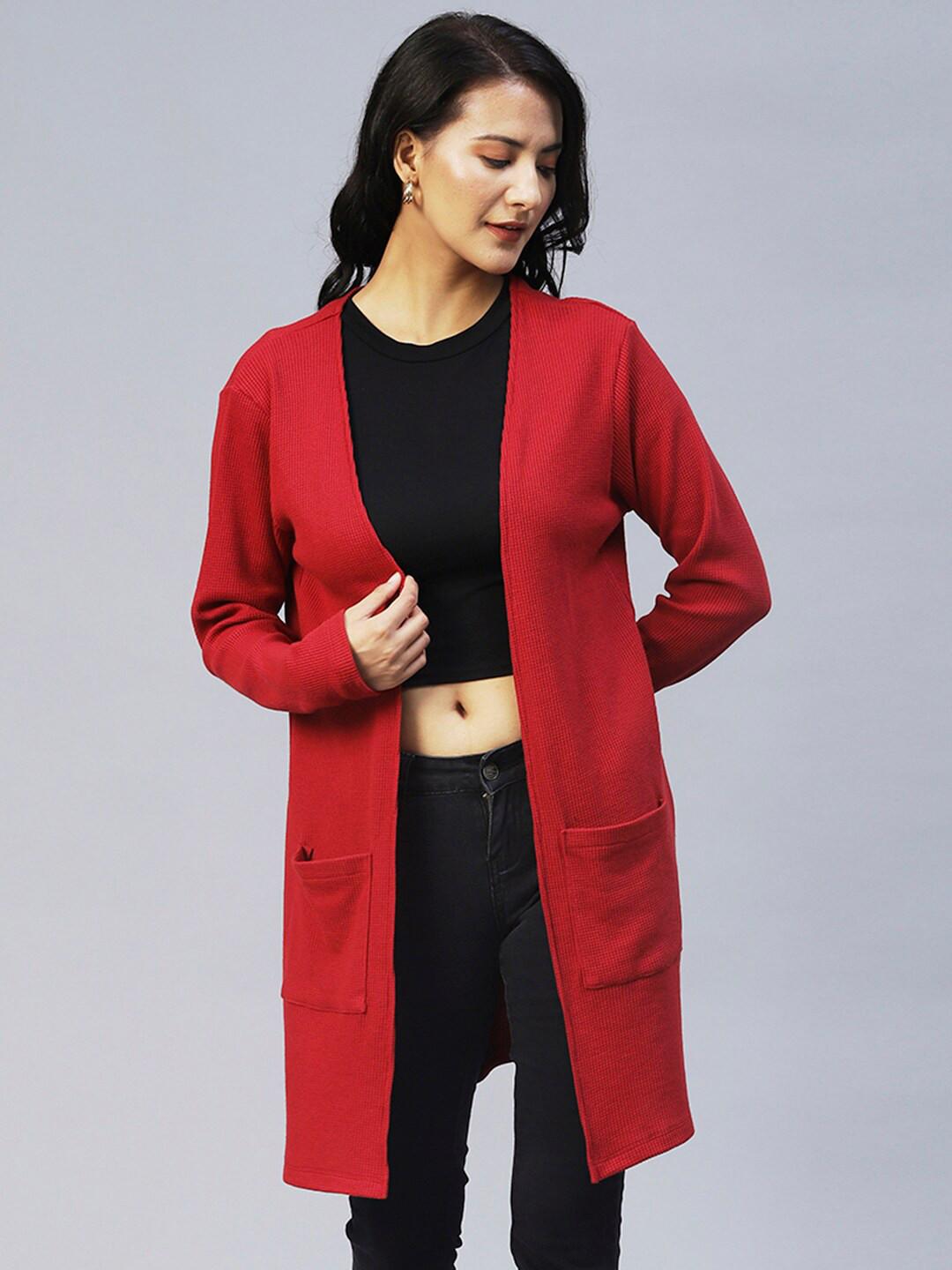 Rigo Solid Open Front Cotton Shrug