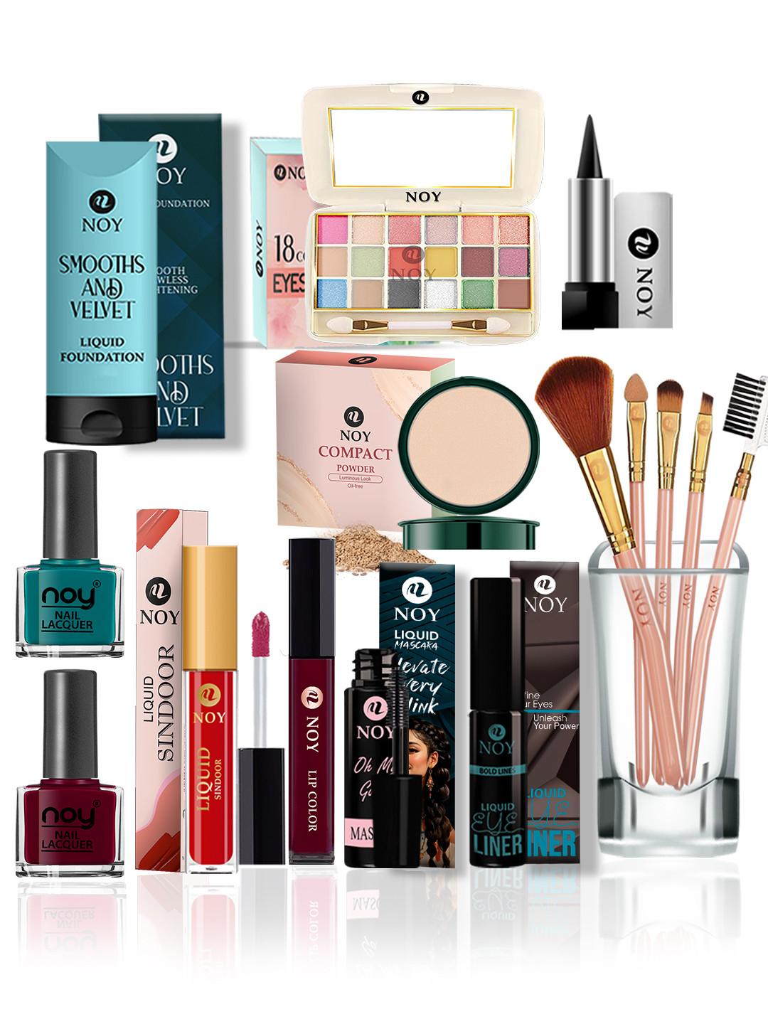 NOY Set Of 15 Natural Glow Makeup Kit Combo - #283