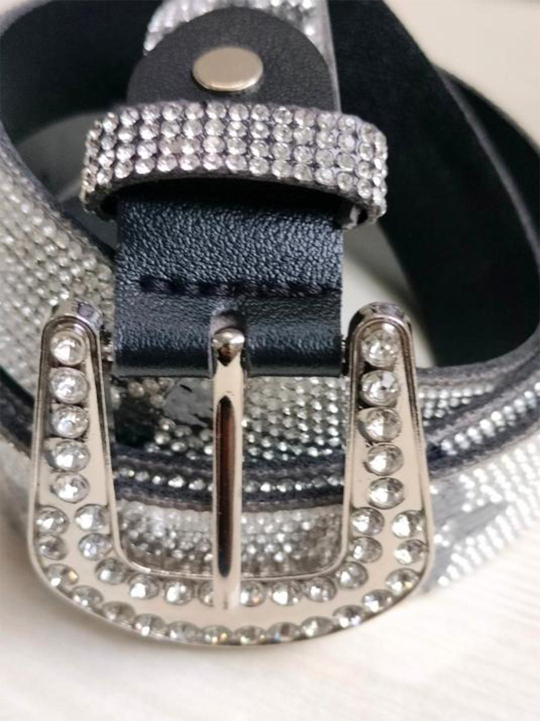 Lulala Women Embellished Casual Belt