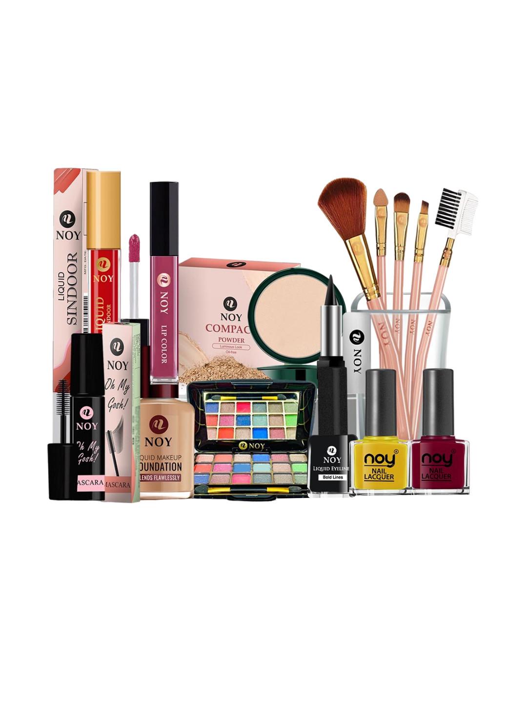 NOY Set Of 15 Lightweight Festive Makeup Combo - 554