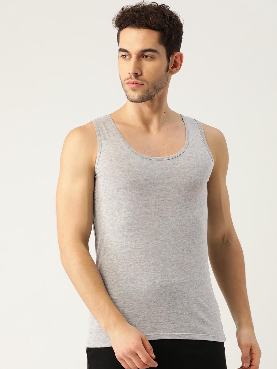 The Roadster Lifestyle Co. Sleeveless Pure Cotton Innerwear Vests